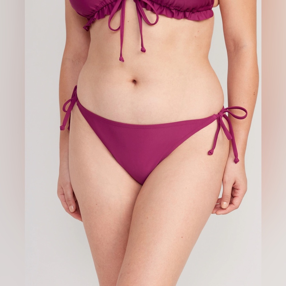 Low-Rise String Bikini Bottoms Sz XXL-4X